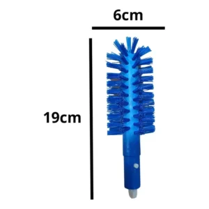 Escova Limpa Tubos Multiuso 60mm Azul Bralimpia Para Garrafas