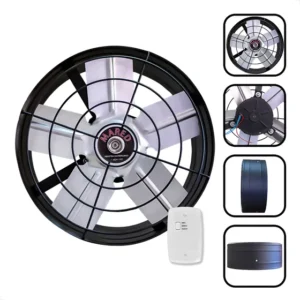 Exaustor 30cm Alta Vazão Motor Blindado P/ Cabine Pintura 220v