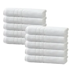 Kit 10 Toalhas De Banho Hotel Profissional Teka Roma 440g