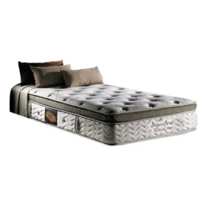 Colchão de molas Herval Imperatore Eco Bamboo Solteiro com pillow top