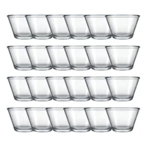 Tigela de Sobremesa Vidro Transparente Nadir Figueiredo 170ml 24 Unidades
