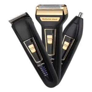 Daling 3 Em 1 Máquina De Barbear Dourada Dourado-escuro Bivolt