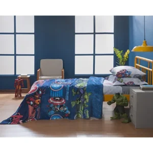 Cobertor Manta Soft Casal Stitch Infantil 2,20 X 1,80m Cor Avengers Force Marvel Desenho Do Tecido Estampado