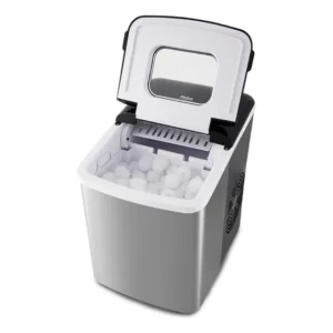 Máquina De Gelo Philco 12kg Pmg01pi 220v 220v Prateado