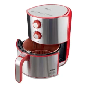 Fritadeira Air Fry Philco Inox Redstone 1500w 4,6l Cor Prata