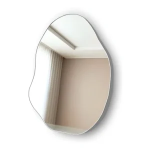 Espelho Orgânico Decorativo 110x80cm Lapidado de Parede Cebrace