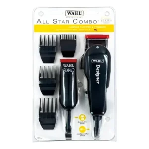 All Star Combo Wahl Maquina De Corte + Maquina De Acabamento Preto 120v