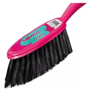 Escova Varre Mesa Sofá Sinuca Limpeza Delicada Cerdas Macias Cor Rosa