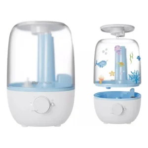 Umidificador De Ambiente Ultrassonico 3 Em 1 Wap Bivolt 2.3l Branco E Azul 127/220v