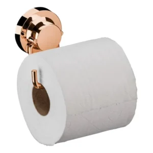 Suporte Para Papel Higiênico Com Ventosa Rosé Gold 4055rg