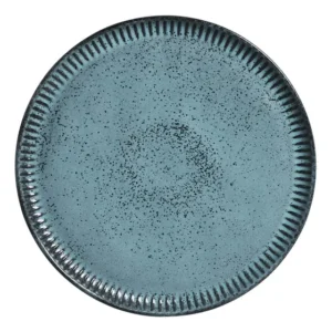 Jogo 6 Pratos Rasos 27.5cm Azul Porto Brasil Grés Linhas Night Sky