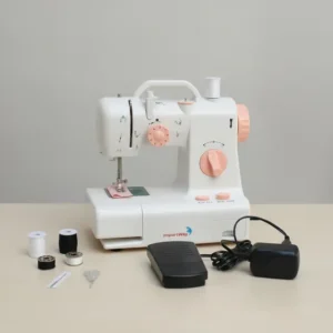 Mini Máquina De Costura Reta Importway Portátil - Branco 2 Velocidades Branco 127/220v