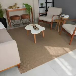 Tapete Sisal Grande 2x3 Para Sala Quarto E Escritório Comprimento 2 M Cor Soft-79 Largura 3 M