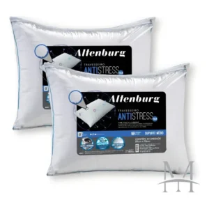 Kit 02 Travesseiros Altenburg Antistress Tech 0,50x0,70m Cor Branco