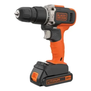 Furadeira e Parafusadeira 10mm Black Decker Modelo BCD704C 1 Bateria 1 Carregador