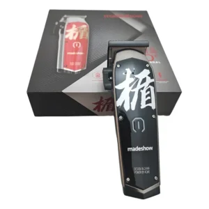 Máquina De Cortar Cabelo Profissional Madeshow M10 Sem Fio Preto 127/220v