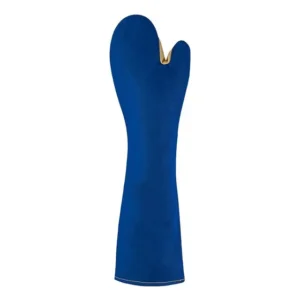 Luva Térmica De Cozinha Industrial Radiant Heat 02 Dedos 60c Azul-marinho