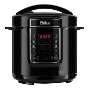 Panela De Pressão Elétrica Philco Preta 6l 1000w 127v Ppp01p