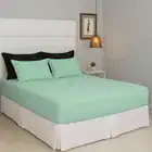 Jogo De Lençol Cama Casal Size 3 Peças Box Liso Com Elástico Malha 100% Algodão Cozzilar Toque Macio Hotel Pousada Cinza - Imagem 10