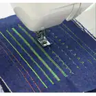 Máquina De Costura 6 Pontos 1000a Janome Branco 220v - Imagem 4