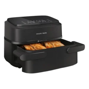 Fritadeira Airfryer Duplo Cesto Preto Philips Walita Preto