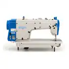 Máquina De Costura Reta Elgin Direct Drive Completa Com Mesa Azul 127v - Imagem 6