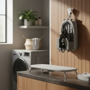 Mesa Tabua De Passar Portátil Com Suporte Handy Handy Cinza-escuro