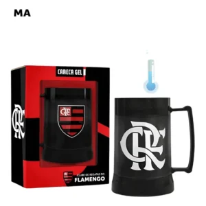 Caneca Copo Gel 300ml Térmico Chopp Flamengo Libertadores