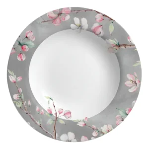 Conjunto De Pratos Fundos Sakura Alleanza - 6 Unidades