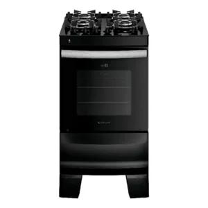 Fogão 4 Bocas Agile Up Com Mesa De Vidro Preto Atlas Bivolt Preto