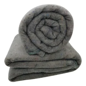Cobertor Solteiro Cinza Hazime Enxovais 100% Poliester 200x130cm