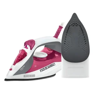 Ferro De Passar Roupa Eletrico Blackdecker Antiaderente 127v Rosa 127v