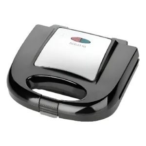 Sanduicheira Grill Elétrica 750w Antiaderente Sid Preta Inox Preto 127v