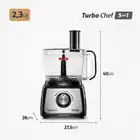 Multiprocessador Turbo Chef 5 Em 1 Mondial Mpn-01-b 127v - Imagem 3