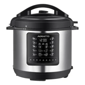 Panela De Pressão Multifunções Agratto Inox 6l 1000w Cor Cinza Frequência 60hz