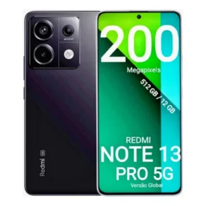 Xiaomi Redmi Note 13 Pro 5G (eSIM) Dual SIM 512 GB preto 12 GB RAM