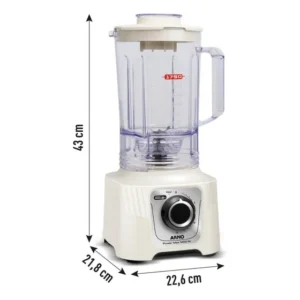Liquidificador Arno Powermax 1400w Cor Marfim