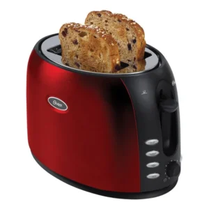 Torradeira Elétrica Bbkr De Aço Inox Vermelha Oster 220v Vermelho 220v