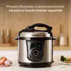 Panela De Pressão Elétrica Elgin Ppr 4 Litros 840w Inox 220v Prateado/preto 220v - Imagem 4