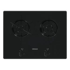 Cooktop Linear 2 Bocas Venax Arena Automático A Gás Bivolt Preto Bivolt