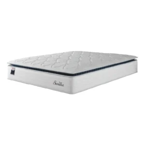 Colchão Queen Molas Ensacadas C/ Pillow Sevilha Hellen Cor Branco