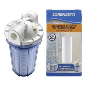 Filtro Lorenzetti 5 Polegadas Para Maquina De Lavar Evita Manchas Roupa Cor Branco