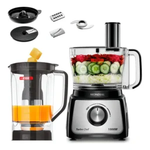 Multiprocessador Turbo Chef 7 em 1 Mondial 1000W MPN-01-BE