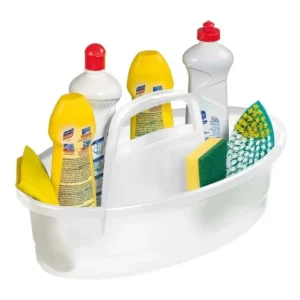 Organizador Produto Limpeza Balaio Oval 6l C/ Alça Sanremo Cor Cristal