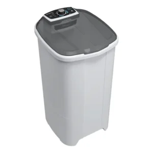 Lavadora semiautomática Newmaq até 10 kg cor branca eficiente resistente fácil de usar