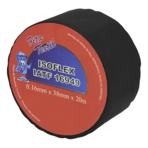 Fita Isolante Chicote Têxtil 0,16x38x29mm Preta Isoflex