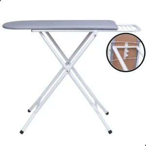 Taboa Mesa De Passar Roupa Em Aço Forte 3 Alturas Branco Branco
