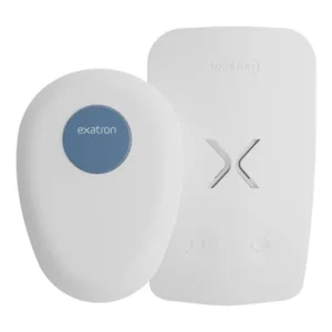 Campainha Eletrônica Touch Sem Fio 28 Sons Bivolt Exatron Branco 127/220v