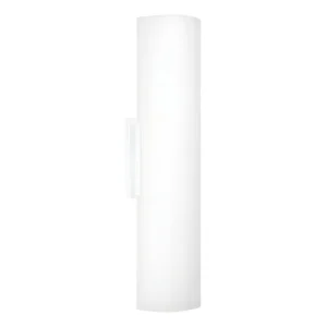 Luminária Arandela Taschibra Vidro Embaú 40cm 2xe27 Cor Branco