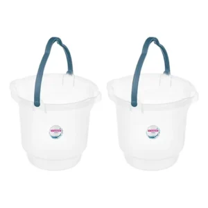 REF.240 Sanremo Balde Redondo - 8,5 litros transparente 8.5 L pacote x 2 u